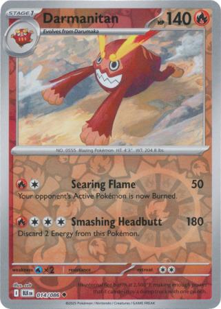 Darmanitan - 014/086 - Uncommon Reverse Holo