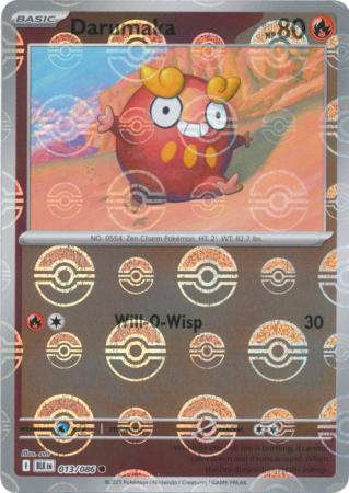 Darumaka (Poke Ball Pattern) - 013/086 - Common Reverse Holo