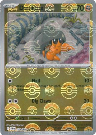 Dwebble (Poke Ball Pattern) - 051/086 - Common Reverse Holo