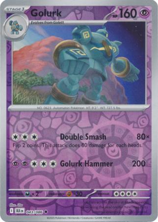 Golurk - 043/086 - Uncommon Reverse Holo