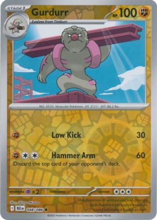 Gurdurr - 048/086 - Common Reverse Holo (Español LA)