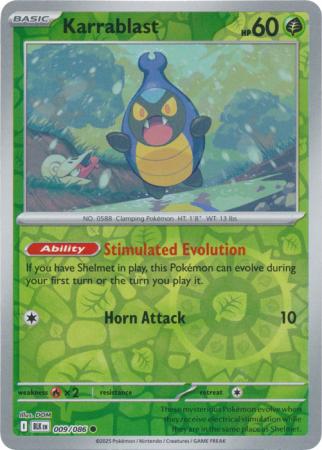 Karrablast - 009/086 - Common Reverse Holo