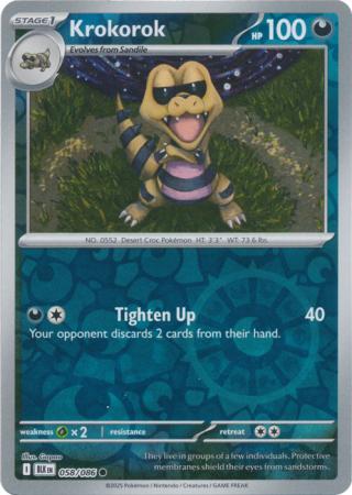 Krokorok - 058/086 - Common Reverse Holo