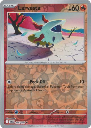 Larvesta - 015/086 - Common Reverse Holo