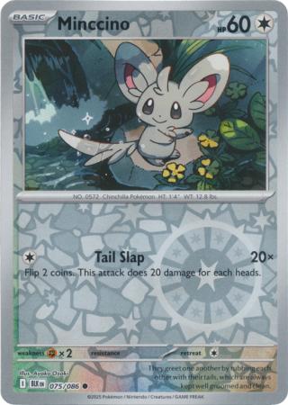 Minccino - 075/086 - Common Reverse Holo