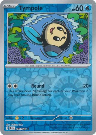 Tympole - 019/086 - Common Reverse Holo