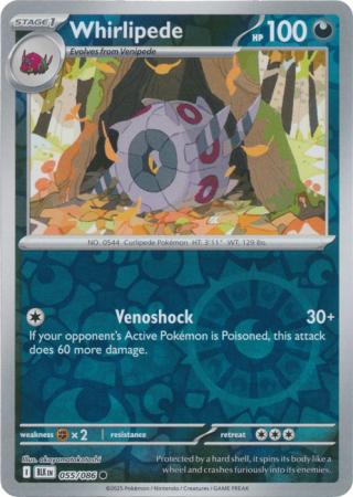Whirlipede - 055/086 - Common Reverse Holo