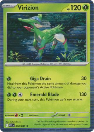 Virizion - 010/086 - Holo Rare