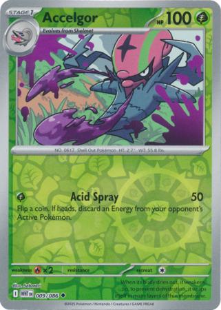 Accelgor - 009/086 - Uncommon Reverse Holo
