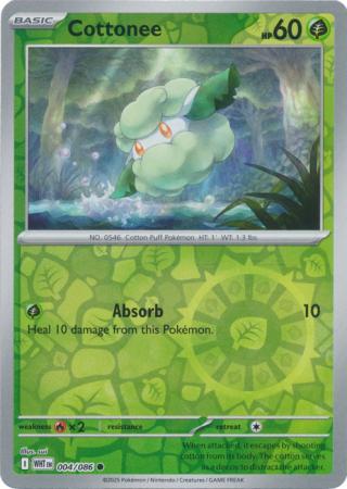 Cottonee - 004/086 - Common Reverse Holo (Español LA)