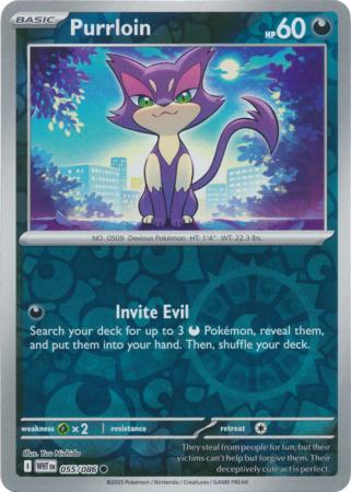 Purrloin - 055/086 - Common Reverse Holo (Español LA)