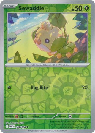 Sewaddle - 001/086 - Common Reverse Holo (Español LA)