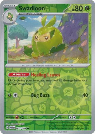 Swadloon - 002/086 - Common Reverse Holo (Español LA)