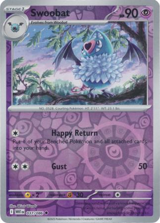 Swoobat - 037/086 - Uncommon Reverse Holo (Español LA)