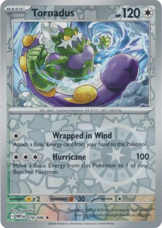 Tornadus - 078/086 - Reverse Holo Rare