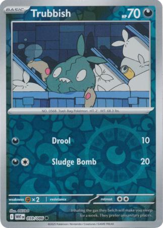 Trubbish - 059/086 - Common Reverse Holo