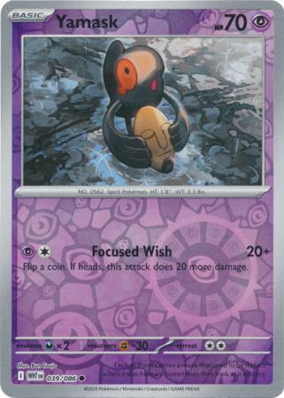 Yamask - 039/086 - Common Reverse Holo (Español LA)