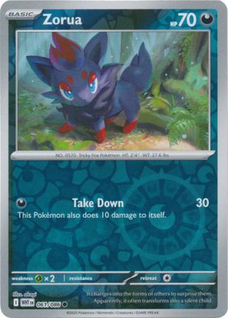 Zorua - 061/086 - Common Reverse Holo
