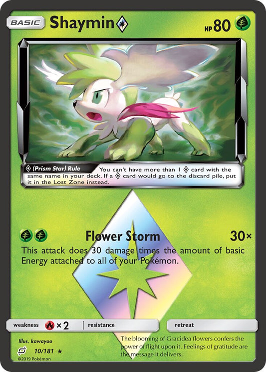 Shaymin ◇ - 10/181 - Rare Prism Star