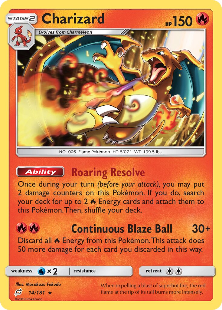Charizard - 14/181 - Rare