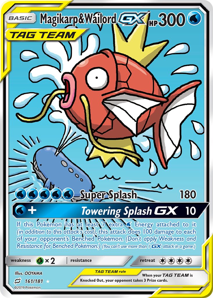 Magikarp & Wailord-GX - 161/181 - Rare Ultra