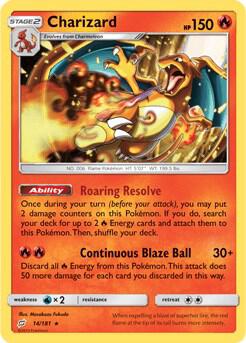 Charizard - 14/181 (SM Team Up) - 014/181 - Holo Rare