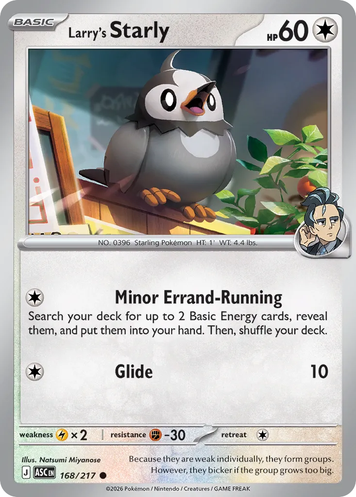 Larry's Starly - 168/217 - Common