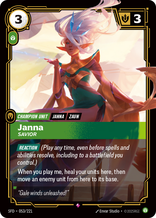 Janna - Savior - 053/221 (Foil)