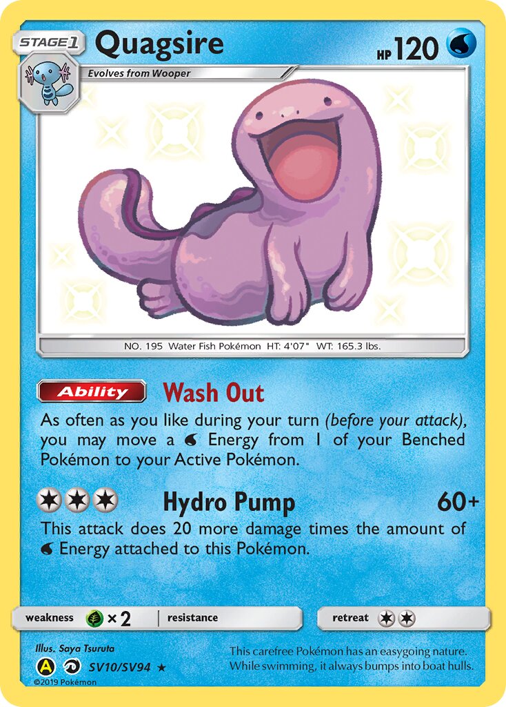 Quagsire - SV10/SV94 - Rare Shiny