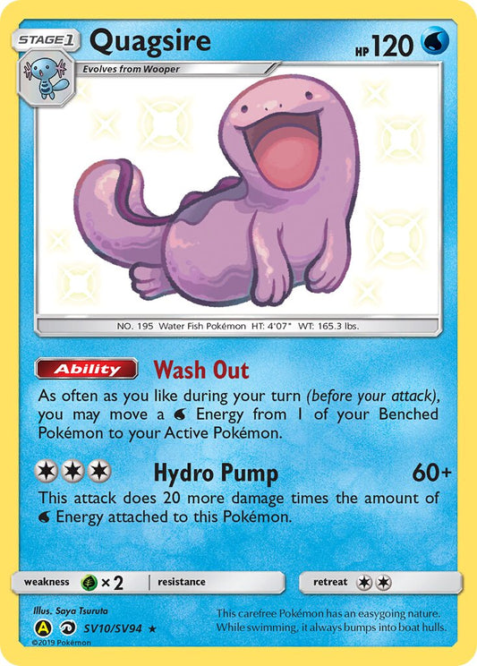 Quagsire - SV10/SV94 - Rare Shiny