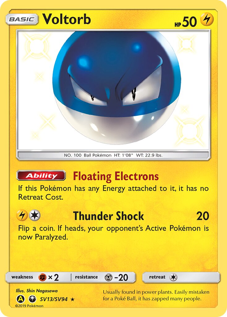 Voltorb - SV13/SV94 - Rare Shiny