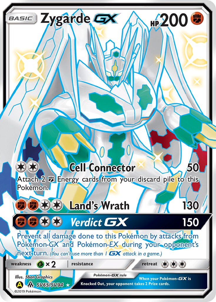Zygarde-GX - SV65/SV94 - Rare Shiny GX