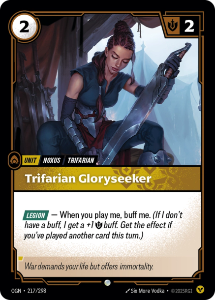 TRIFARIAN GLORYSEEKER - OGN-217/298 (Foil)