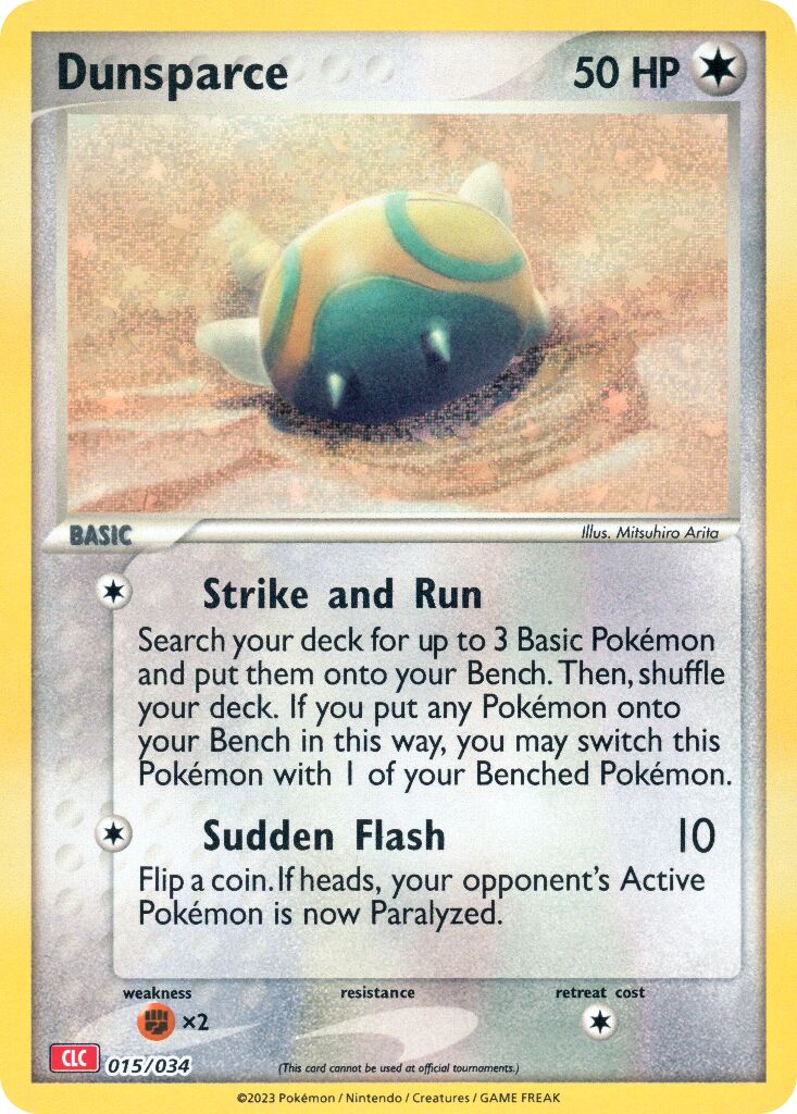 Dunsparce - 015/034 - Classic Collection