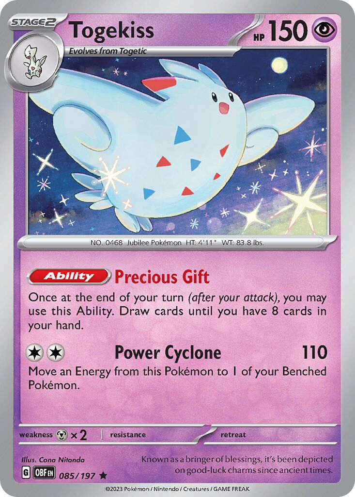 Togekiss - 085/197 - Rare