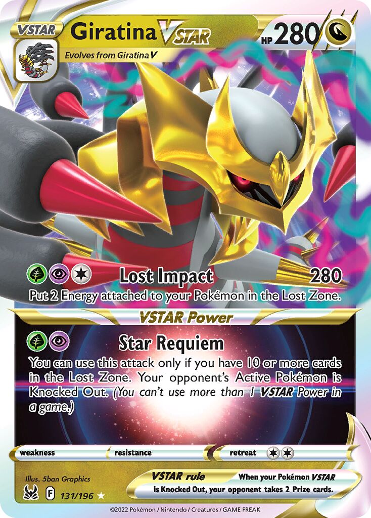 Giratina VSTAR - 131/196 - Holo Rare VSTAR
