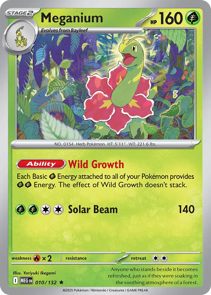 Meganium - 010/132 - Rare