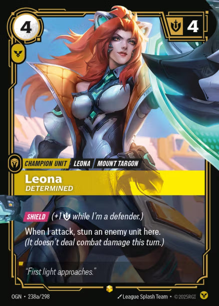 LEONA, DETERMINED - OGN-238a/298 (Foil)
