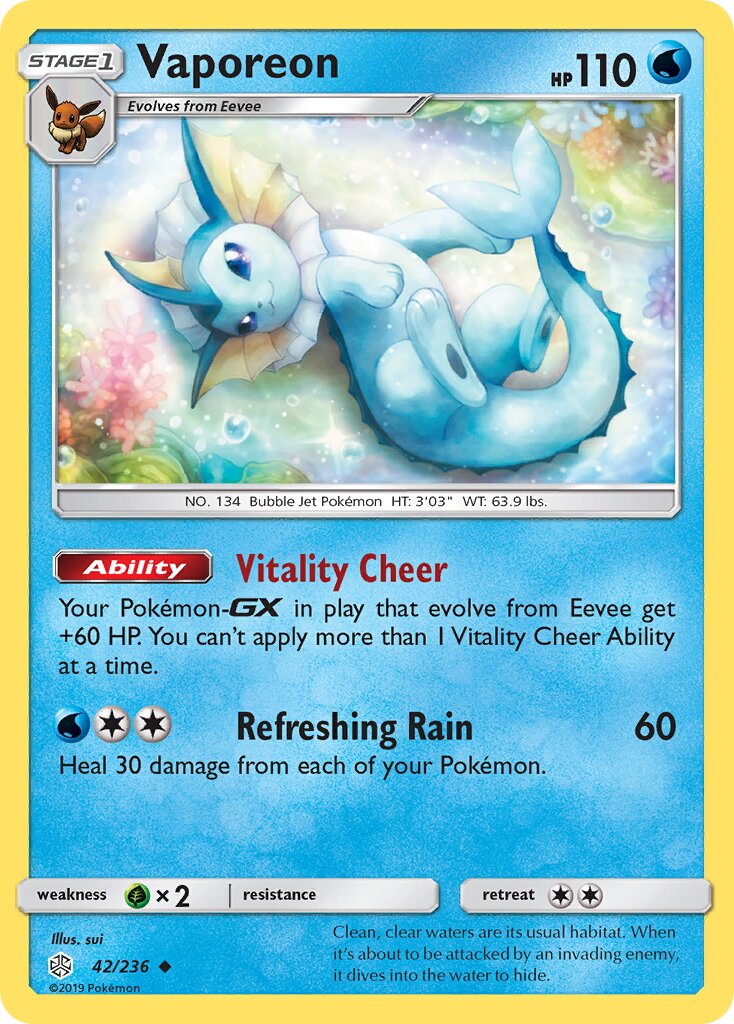 Vaporeon - 42/236 - Uncommon
