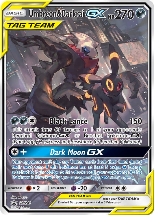 Umbreon & Darkrai-GX - SM241 - Promo