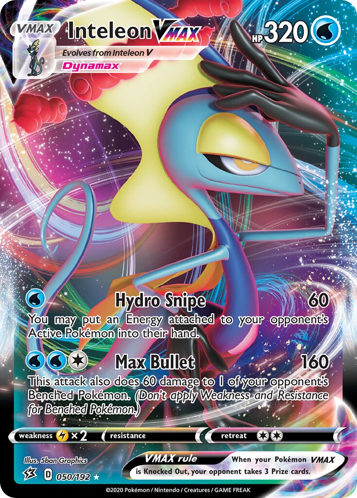 Inteleon VMAX - 050/192 - Holo Rare VMAX