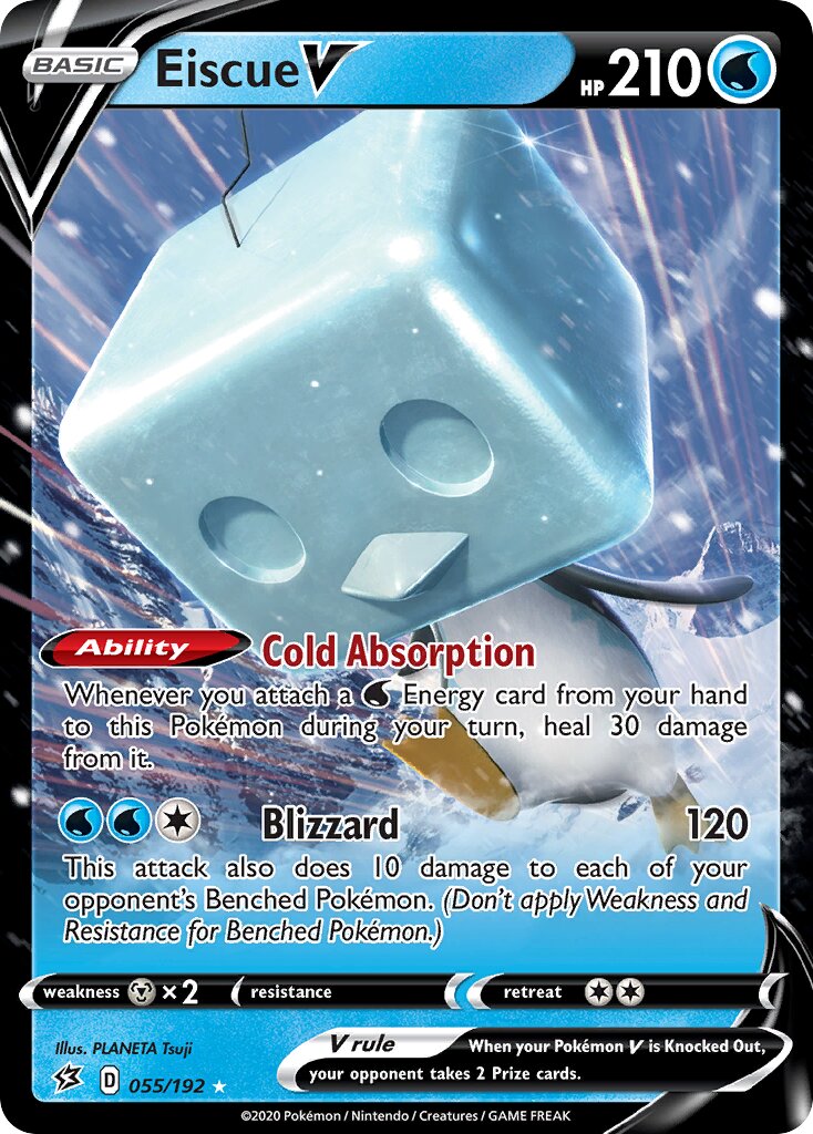 Eiscue V - 055/192 - Holo Rare V