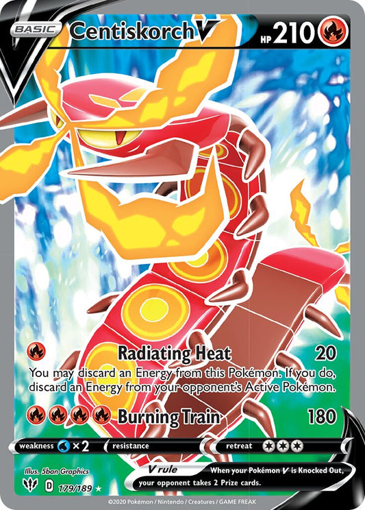 Centiskorch V - 179/189 - Rare Ultra
