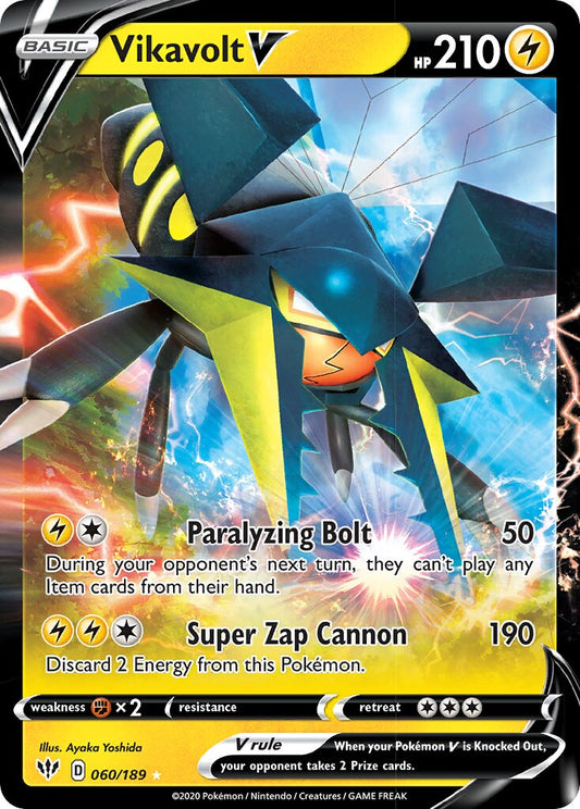 Vikavolt V - 060/189 - Holo Rare V