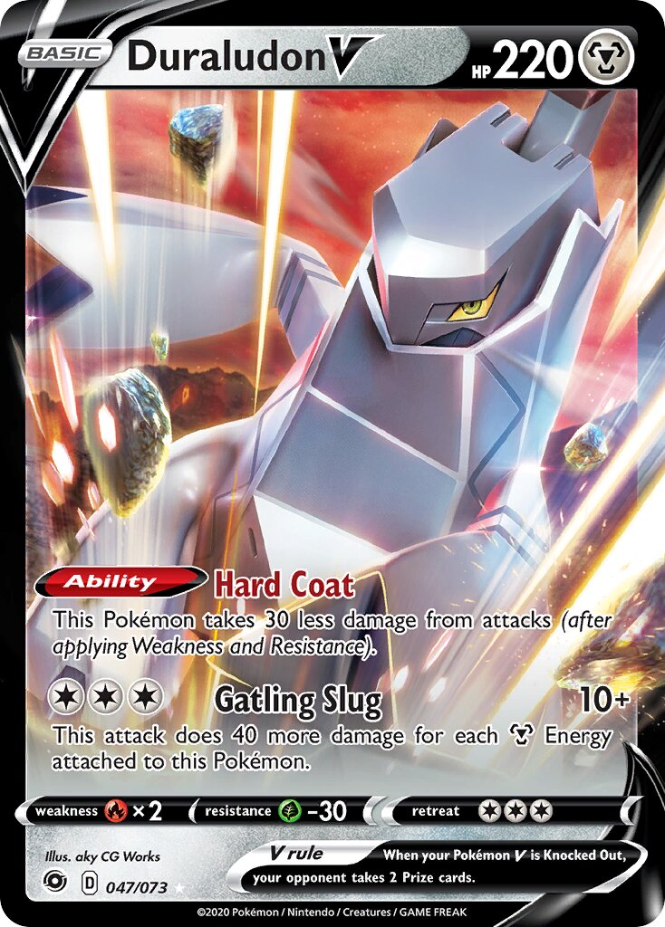 Duraludon V - 047/073 - Holo Rare V