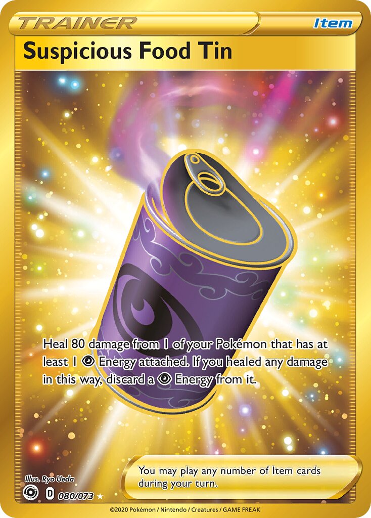 Suspicious Food Tin - 080/073 - Rare Secret