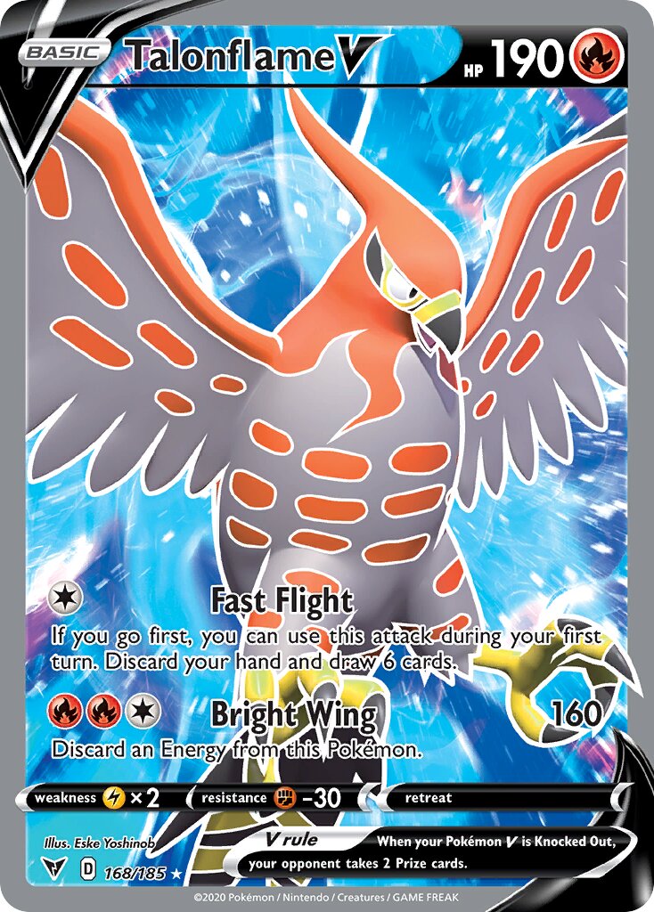 Talonflame V - 168/185 - Rare Ultra
