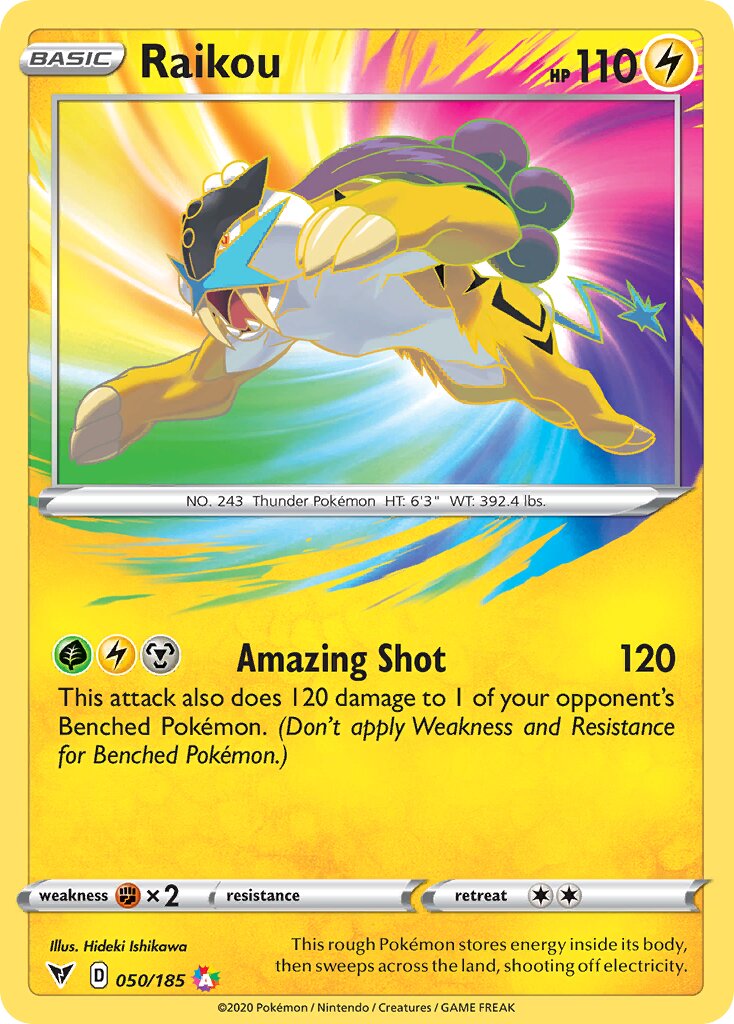 Raikou - 050/185 - Amazing Rare