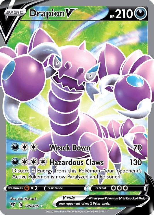 Drapion V - 175/185 - Rare Ultra
