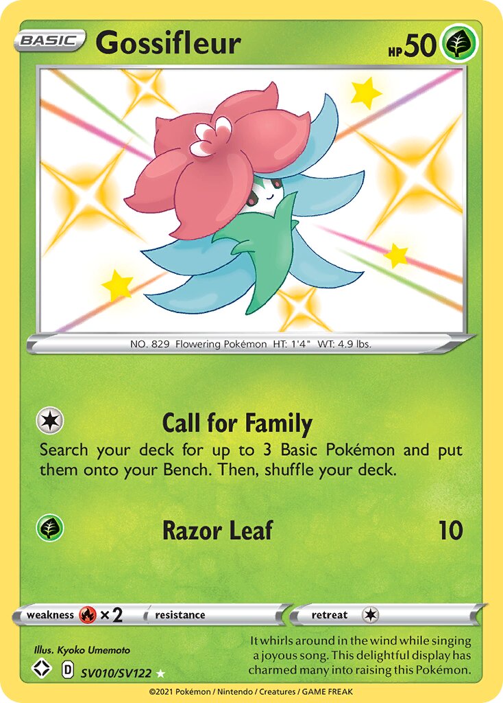 Gossifleur - SV010/SV122 - Rare Shiny